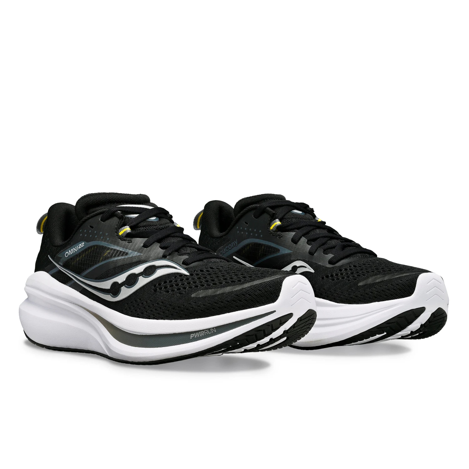Saucony Women’s Omni 22 (100 - Black/White) 3 Saucony Women’s Omni 22 (100 - Black/White) - Image 3