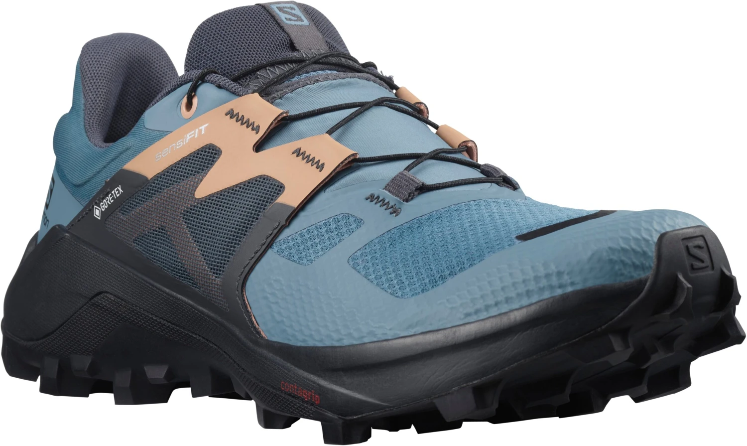 Salomon Women's Wildcross 2 GTX (Bluestone / Ebony / Sirocco) 3 Salomon Women's Wildcross 2 GTX (Bluestone / Ebony / Sirocco) - Image 3