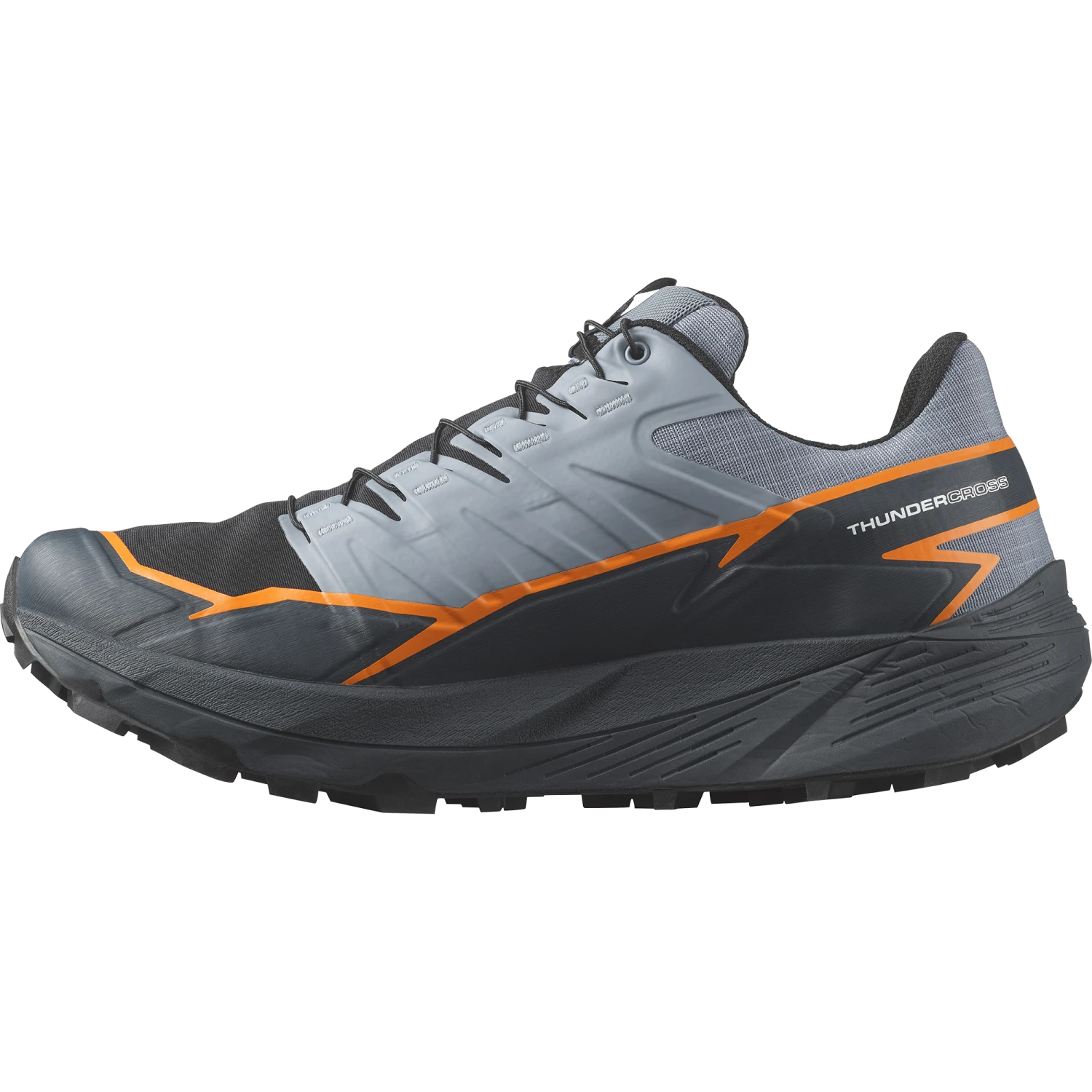 Salomon Men’s Thundercross GORE-TEX (Flint Stone/Carbon/Orange Pepper) 2 Salomon Men’s Thundercross GORE-TEX (Flint Stone/Carbon/Orange Pepper) - Image 2