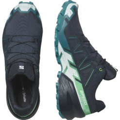 Salomon Men's Speedcross 6 (Carbon/Tahitian Tide/White) -Tcrunning Sale Store L47465300 10 GHO Speedcross6 Carbon TahitianTide White