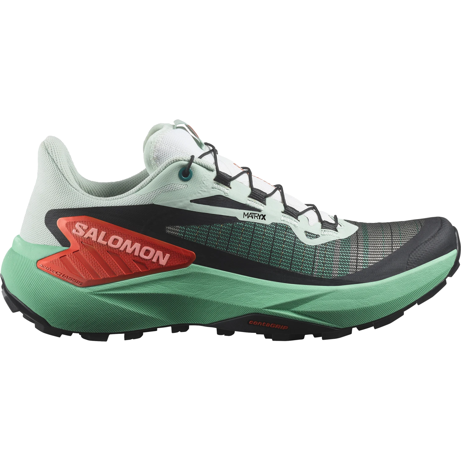 Salomon Women's Genesis (Bay/Electric Green/Cherry Tomato) 1 Salomon Women's Genesis (Bay/Electric Green/Cherry Tomato)