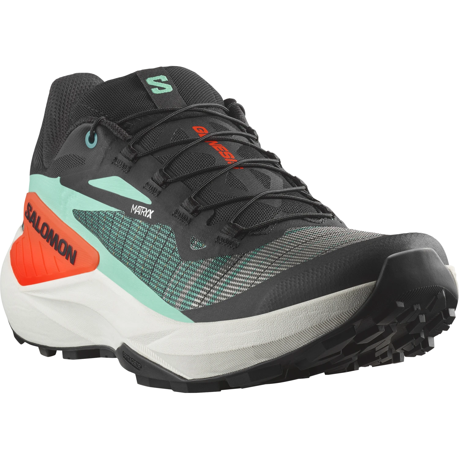 Salomon Men's Genesis (Black/Electric Green/Cherry Tomato) 3 Salomon Men's Genesis (Black/Electric Green/Cherry Tomato) - Image 3