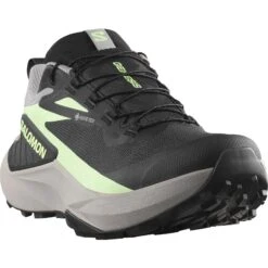 Salomon Women's Genesis GTX (Black/Gull/Patina Green) -Tcrunning Sale Store L47862800 5 GHO GENESISGTXWBlack G rendition JPG 2000px max