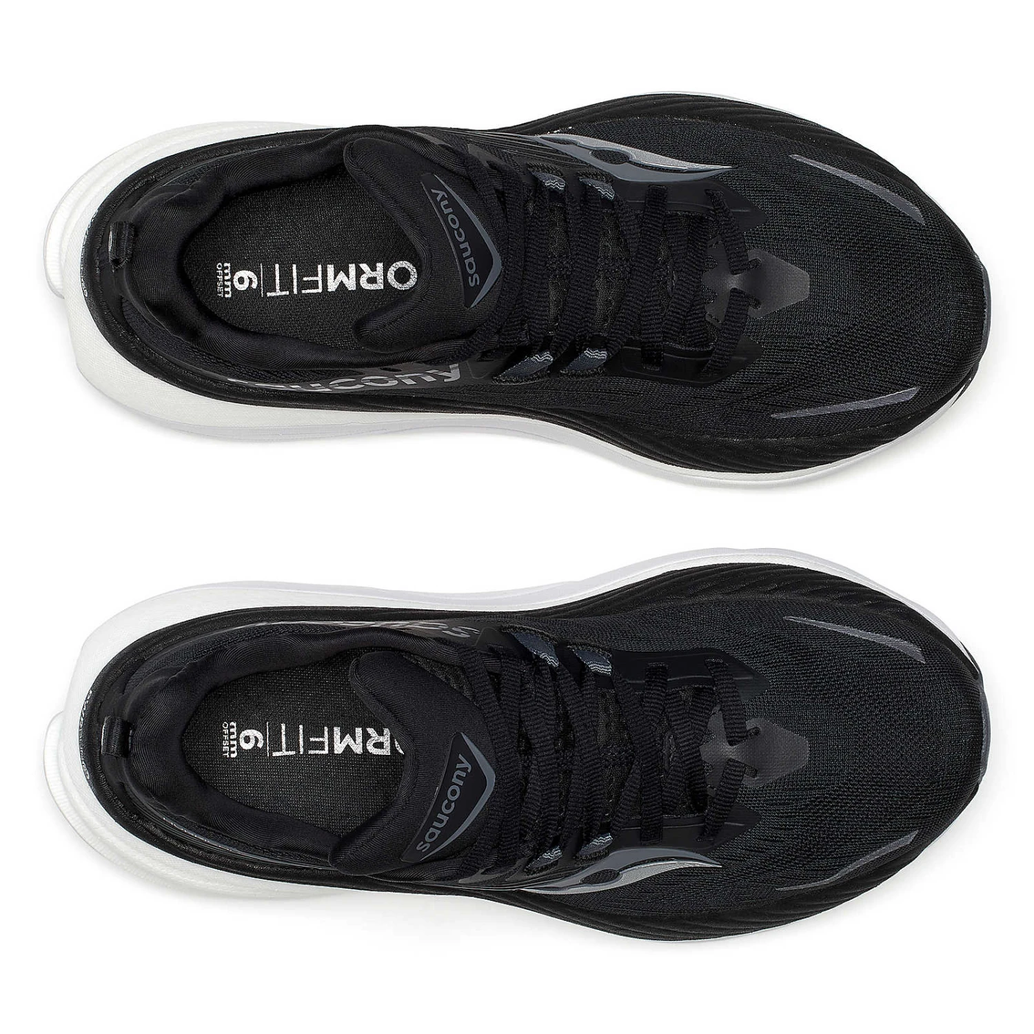 Saucony Women's Hurricane 24 (100 - Black/Carbon) 5 Saucony Women's Hurricane 24 (100 - Black/Carbon) - Image 5