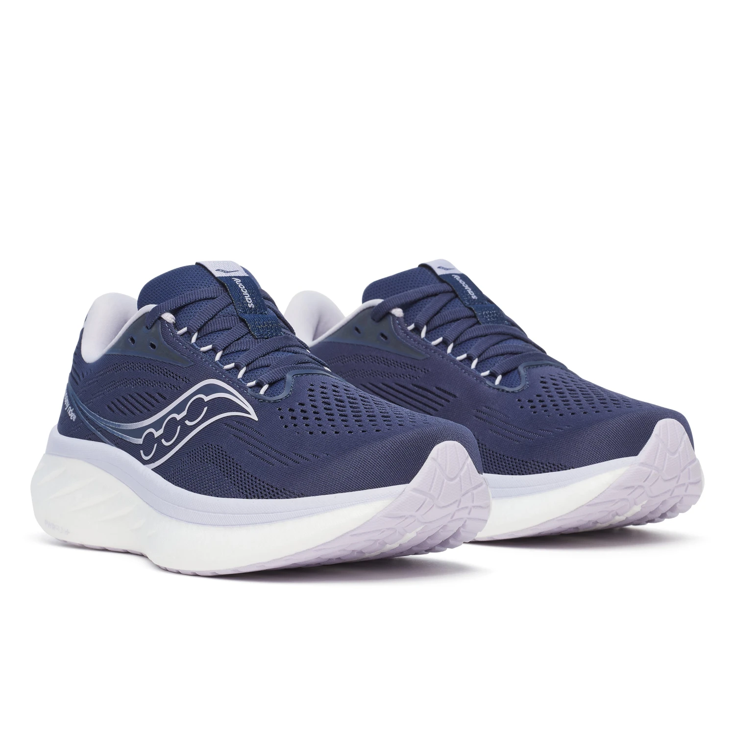 Saucony Women's Ride 18 (243 - Navy/Aster) 3 Saucony Women's Ride 18 (243 - Navy/Aster) - Image 3