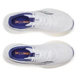 Saucony Men’s Ride 18 (164 - White/Azurite) -Tcrunning Sale Store S21000 164 5